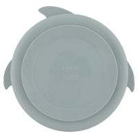 Trixie Silikon-3-Fach-Teller mit Saugnapf 96-457- Mr. Shark