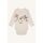 Hust & Claire Langarm-Body aus Wolle-Viskose Baloo Animals 38354-4501 Beige mit Tieren