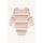 Hust & Claire Langarm-Body aus Wolle-Viskose Baloo 3-Stripes 38375-3290 gestreift creme/rosa/gelb