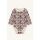 Hust & Claire LA-Body aus Wolle-Viskose Baloo Flor 38392-3290 Creme/violette Blumen
