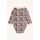 Hust & Claire LA-Body aus Wolle-Viskose Baloo Flor 38392-3290 Creme/violette Blumen