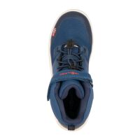 Trollkids Barfußschuhe Tex Hovden Winter Hiker nordic blue/flame orange