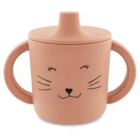 Trixie Silikon Trinklernbecher Katze 96-424 Rosa
