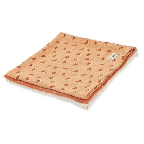 Trixie Mulltücher 3-pack mix - 55x55cm - Fierce Fox 99-075