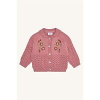 Hust & Claire Strick-Weste Cilja Embroidery 32077-3392 Rosa/Blumen