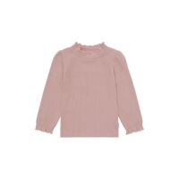 Hust & Claire Langarm-Ripp-Shirt Amma 12391-3735 Altrosa