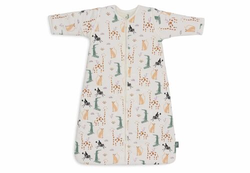 Jollein Baby-Schlafsack mit abnehmbaren Ärmeln Jungle Jambo creme