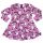 Villervalla Langarm-Kleid Magnolia 152LX - Rosa mit Friedenstauben/Regenbögen