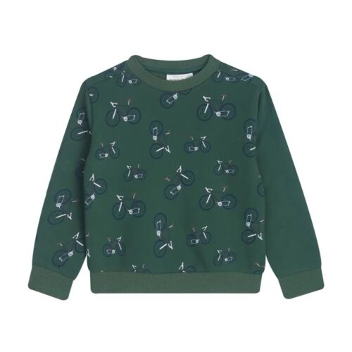 Mini Rebels Sweater Biking SB-16-N Grün mit Fahrrädern