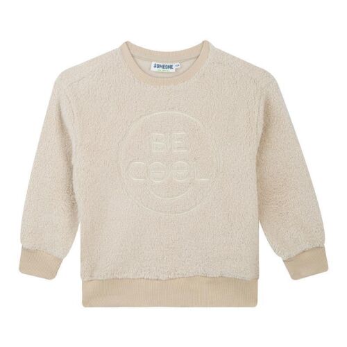 Someone Sweater Xebo-SB-16-E Flausch-Hellbeige/Creme