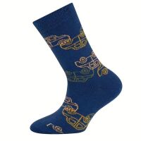 Ewers Socken 2er Pack Autos 201595-0001 Blau/Kupfer