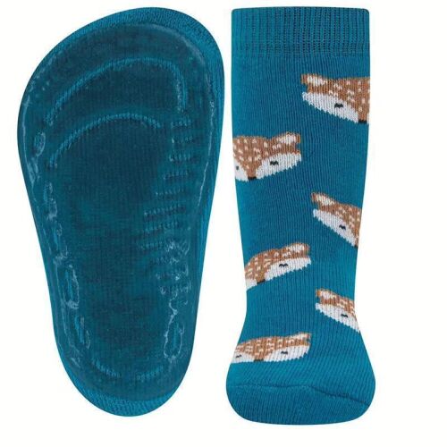 Ewers Anti-Rutsch-Socken Fuchs 221374-1105 Blau-Türkis