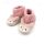 Maximo Hausschuhe aus Wolle Reh 938600 Fb.6217 Grau/Rosa
