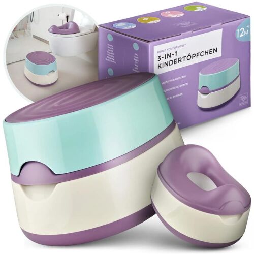 Merle Kinder-Töpfchen 3 in 1 Lavendel