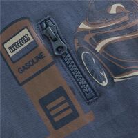 Minymo Sweatshirt 134124-7150 Blau mit Auto