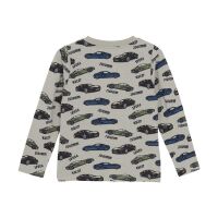Minymo Langarm-Shirt 134113-2306 Rennautos auf Beige