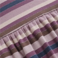 Minymo Langarm-Kleid 124144 Fb.6940 lila-gestreift