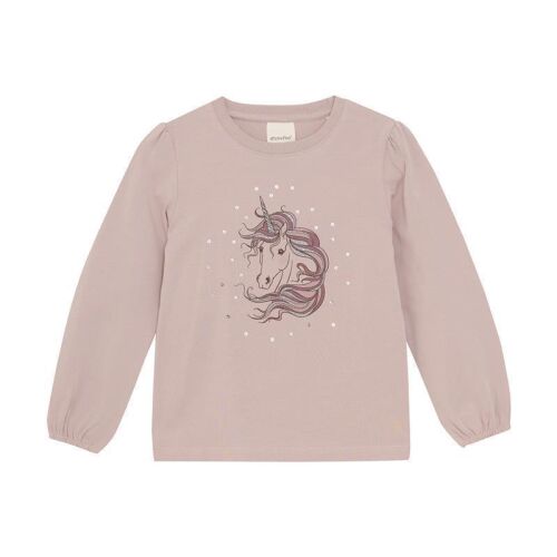 Minymo Langarm-Shirt 124114 Fb.6051 Einhorn rosa