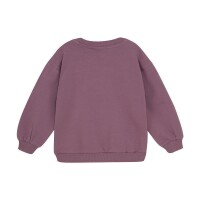 Minymo Sweater 124120-6940 Lila mit weißem Schwan