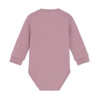 Minymo Langarm-Body 114110-4200 Altrosa mit Blume
