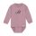 Minymo Langarm-Body 114110-4200 Altrosa mit Blume