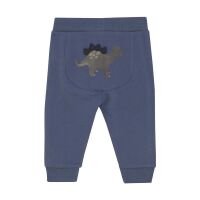 Minymo Baby-Sweathose 114148-7150 Dino Blau