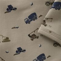 Minymo Langarm-Body 114113 Fb. 2306 Baufahrzeuge beige