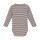 Minymo Langarm-Body 114158 Fb. 2502 gestreift braun/weiß