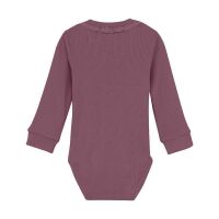 Minymo Langarm-Body 114115 Fb. 6940 gerippt altrosa