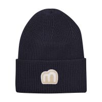 Minymo Umschlagmütze Wollmischung164047 Fb. 7021 Navy