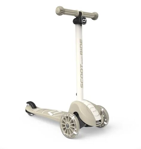 Scoot&Ride Highwaykick 3S LED Farbe Ash