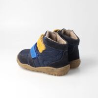 Blifestyle Barfußschuhe biberStyle breit TEX - WBNT156101MV200 - marine mit gelbem Klett