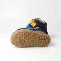 Blifestyle Barfußschuhe biberStyle breit TEX - WBNT156101MV200 - marine mit gelbem Klett