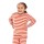 Sense Organics Pyjama Frottee 2529218-391043 Blume gestreift coral/weiß