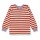 Sense Organics Pyjama Frottee 2529218-391043 Blume gestreift coral/weiß