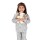 Sense Organics Pyjama 2529216-987004 Blümchen&Hasen Icegrey