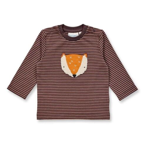 Sense Organics Baby LA-shirt Elan gestreift Fuchs 2522108-891011 braun
