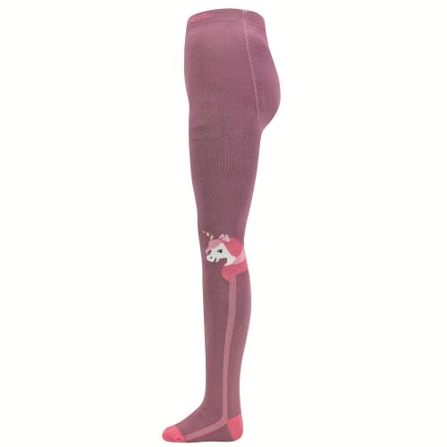 Ewers Strumpfhose Einhorn 1520252-1710 mit Glitzerstreifen Rosa