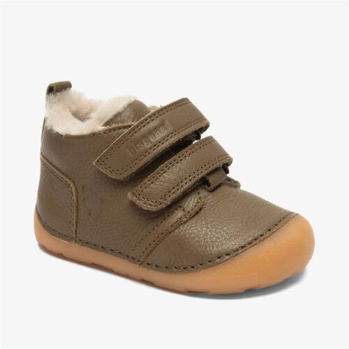Bisgaard Barfuß-Winter-Lauflerner Carter lamb 24113.225-2080 khaki mit Fell
