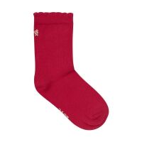 Minymo Socken 5er-Pack Herzen und Maschen 6022-400 Beige/Rot/Lila/Navy