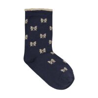 Minymo Socken 5er-Pack Herzen und Maschen 6022-400 Beige/Rot/Lila/Navy