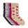 Minymo Socken 5er-Pack Herzen und Maschen 6022-400 Beige/Rot/Lila/Navy
