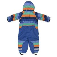 Villervalla Winteroverall Atlas 712AW Orange/Blau/Grün gestreift