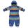 Villervalla Winteroverall Atlas 712AW Orange/Blau/Grün gestreift