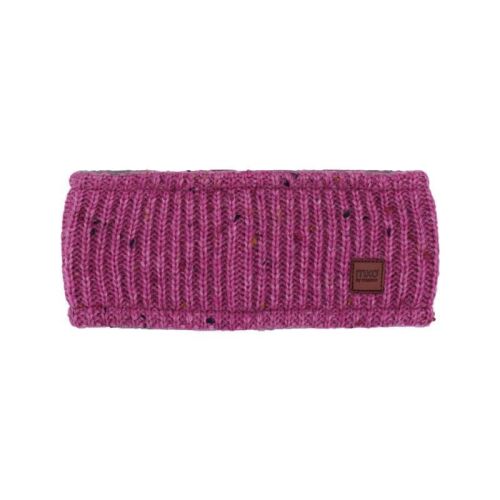 Maximo Stirnband strick mit Fleece Effektgarn pink 43475-297400