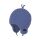 Pure Pure Wollfleecemütze zum binden smoke blue 0403652-351