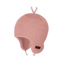 Pure Pure Wollfleecemütze zum binden dusty rose...