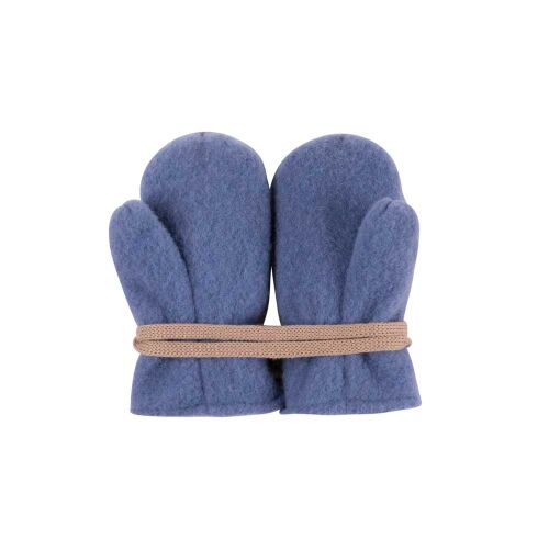 Pure Pure baby Fäustlinge aus merino smoke blue 1903012-351