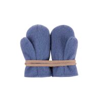 Pure Pure baby Fäustlinge aus merino smoke blue...
