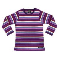 Villervalla Langarm Rib T-Shirt 242ME Grape...